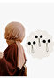 Scarf Clip with Faceted Stone Black - Scarf Pin 3 Pieces