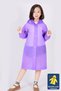 Purple Children's Raincoat for Girls and Boys Ages 7-12 - 3