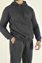 Men's Winter Side Pocket Tracksuit Set Sweatshirt Jogger - Regular Soft Hoodie - 2