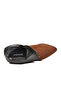 Brown Suede Zippered Fur Lined Women's Heeled Boots 547815 Z - 4