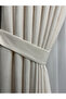 Shantuk Linen Cream Background Curtain 1/2.5 Medium Pleat - 5