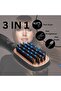 Professional 1200W Ceramic Hot Air Brush — 3-in-1 Hair Dryer, Straightener & Styler (3 H - 4