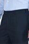 Men's Navy Blue Flexible Comfort Fit Trousers with Side Pockets 1003250005 - 3