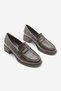 K1066 Women's Low Heel Crocodile Casual Loafer Shoes - 2