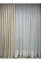Shantuk Linen Cream Background Curtain 1/2.5 Medium Pleat - 2