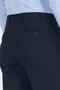 Men's Navy Blue Flexible Comfort Fit Trousers with Side Pockets 1003250005 - 5