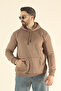 Men's Winter Fleece-Lined Soft Textured Sweatshirt - Regular Kangaroo Pocket Hoodie