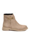 Beige Fur Inside Zippered Non-Slip Women's Boots 636182 Z - 2