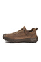 Beige Genuine Leather Men's Casual Walking Shoes Season m - 4