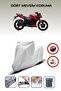 Gray Tvs Apache Rtr 200 Compatible Motorcycle Cover, Protective Cover