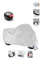 Gray Tail Bag and Lock Compatible Mondial X-Treme Max 200I Compatible Motorcycle Tarpaulin, Protection Cover - 3