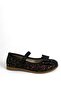 Children's Black Glitter Ballerinas