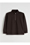 Lcw comfort plus size stand collar women's sweatshirt - 8