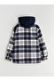 Hooded Plaid Boys Shirt (W5) - 3