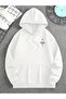 Hooded 3 Thread Sweatshirt, Mountain Printed Men's Long Sleeve Hooded Sweatshirt - 2