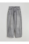 Xside Gray Baggy Fit Women's Jean Trousers - 5
