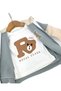 Baby Boy Teddy Bear Printed, Winter 3-Layer Quilted Jacket and Bottoms, Thin Badili (Likely a Brand or Style Name) 6-9-12-18-24 Months 3-Piece Set - 7