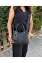 New Season 3-Compartment Soft Leather Stylish Hand and Shoulder Bag Shopper 22 X 18 cm