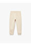 Basic Fleece-Lined Sweatpants with Pockets and Lace-Up Waist