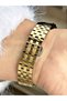 Steel Band Steel Case 5 Atm Water Resistant Gold Color Women Wristwatch 2528Mr - 4
