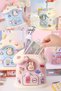 Cute Rabbit Mushroom House Chimney Piggy Bank Lockable Money Box Gift for Lover Children Piggy Bank - 3