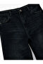 Cotton Pocket Detailed Wide Leg Denim Trousers - 3
