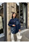 Women's Denim Shirt Jacket with Special Design on the Front and Back - 7