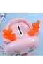 Cute Deer Piggy Bank Metal Coin Bank Souvenir Coin Box with Lock and Key - 6