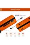 Patron 20" ABS Hard Luggage - Orange + 1-Year - 3