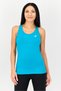 Women Sportswear Fit Brand Logo Sleeveless Tennis Tank Top, Aqua