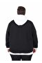 Large Size Hooded 3Ip Sweat Beauty 25714 Black - 2