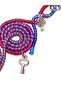 Handmade Blessing Charm – Tassel Bag Ornament with Evil Eye Beads, Key and Fish Figure - 4