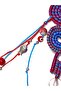Handmade Blessing Charm – Tassel Bag Ornament with Evil Eye Beads, Key and Fish Figure - 7