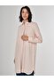 Patı hidden basic long tunic salmon
