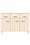 Sideboard HAMAR Honey Brown 113x40x80 cm Solid Wood Pine - 2