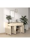 Sideboard HAMAR Honey Brown 113x40x80 cm Solid Wood Pine - 5