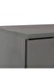 Sideboard High Gloss Grey 71x35x80 cm Engineered Wood - 5