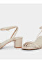 Aanvi Strappy Knotted Block Heel Sandals - 3