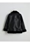 Lcw Vision Biker Collar Women's Leather Look Coat - 8