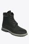 Genuine Leather Nubuck Black Women's Boots & Booties 1101-g - 2