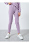Teens Lilac Hooded Knit Top and Leggings Set - 6