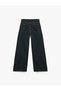 Low Waist Straight Leg Cotton Straight Washed Loose Jean Pants - Loose Straight Fit Jean - 5