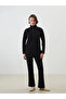 Lcwaikiki Classic Black Stand Collar Women's Tunic - 2