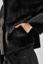 Women's Faux Fur Snap Closure Design Coat - 8