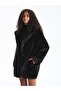 Xside Jacket Collar Women's Plush Coat