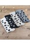 Women's Leopard Patterned Thick Cotton Terry Socks 4 Pairs Soft