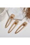 2-Piece Gold Color Pen Buckle 6.5 cm - 3