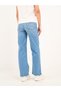 Blugi dama straight cu aspect decolorat - 5
