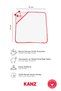 Baby Swaddle Towel 100% Cotton Embroidered 75X75Cm - 4