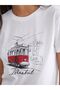 Xside white bicycle collar istanbul b Printed women's t-shirt - 3